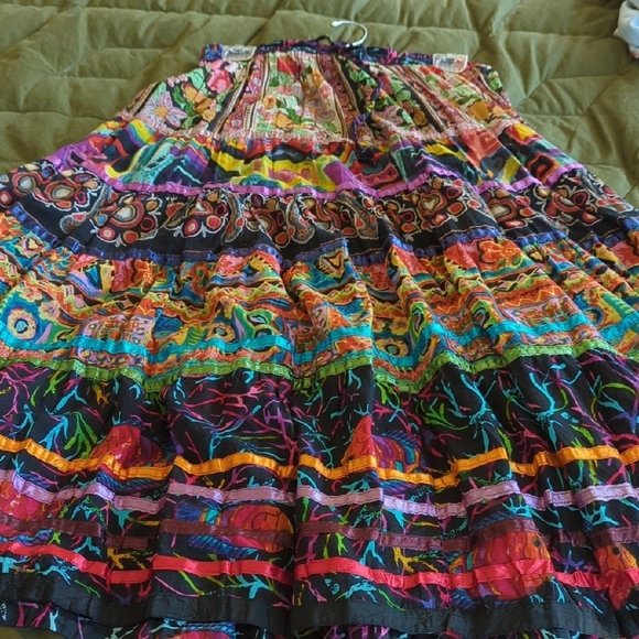 Soft Surroundings Multicolor Maxi Skirt - Picture 2 of 5